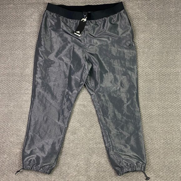 NWT Adidas Harden Traveler Pants Men's 2XL Gray Windbreaker Basketball IB9422 - Picture 1 of 16